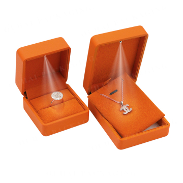 Eco-Friendly LED Light Jewelry Box: Necklace Bracelet Packaging