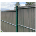 3D Curved Fence With Plastic PVC UV Slat