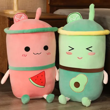 Boba Milk Tea Plush Pillow