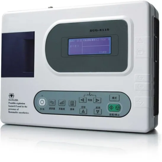 12 Lead  Lcd Ecg Single Channel Ecg Machine With Rs232 Interface, Usb Interface