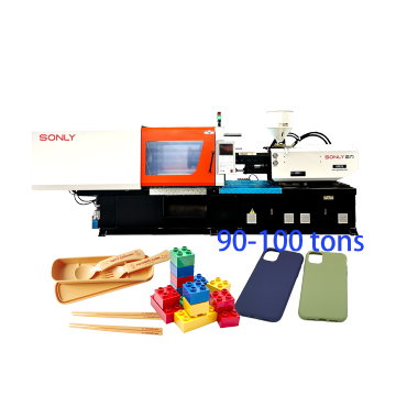 90-100 Ton Injection Molding Machine for Phone Covers Manufacturing