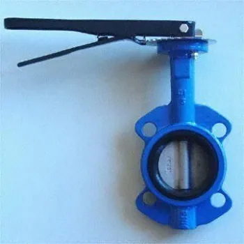 High Performance Cast Iron Wafer / Flanged Butterfly Valves With Metal-seated Sealing