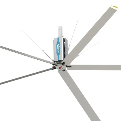 Large diameter industrial ceiling fan