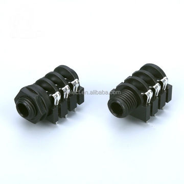6Pin Stereo Audio Jack Female 6.35mm Phone Jack