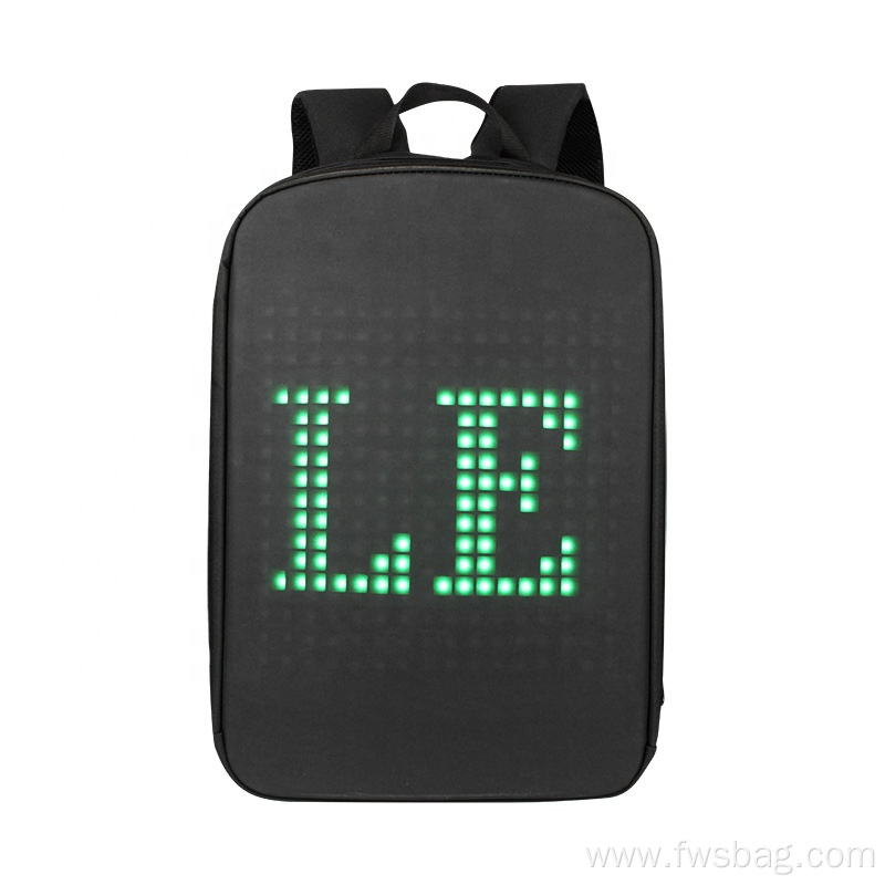 Hot Sale fashion Durable Waterproof Smart Led Display Backpacks Custom LED backpack school bags