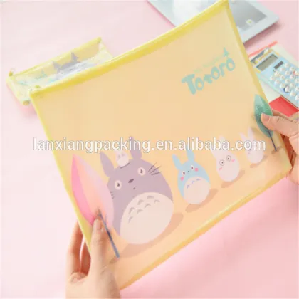 Custom PVC Brand Pouch Bag Zipper,Magic Plastic Bag Zip