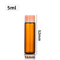 2ml 5ml Glass Dropper Bottles for Liquid Storage