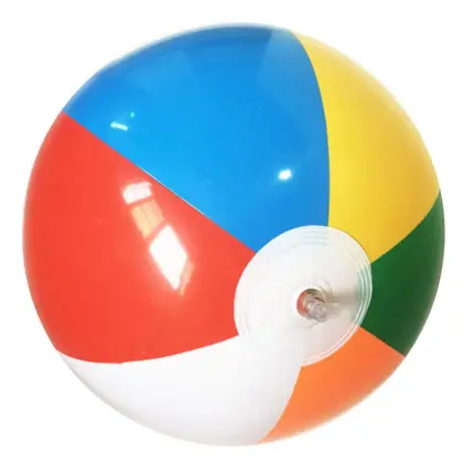 25CM Beach Ball inflatable Children Play Ball Summer Sea Swimming Pool Water Play Ball Amusement Park Water Game Play Equipment