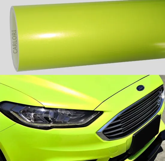 satin metallic buds green car wrap vinyl