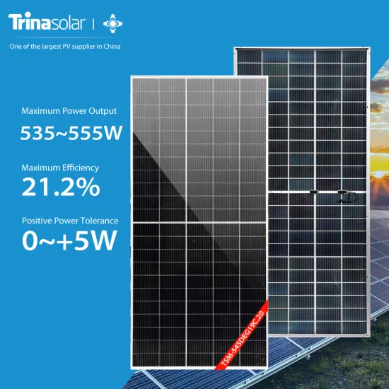 Trina Bifacial Solar Panels: Prices and Specifications for 535W, 540W, 545W, 550W, and 555W Models with Half Cell Technology