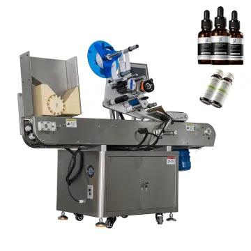 High Precision Automatic Flat Labeling Machine for Horizontal Round Bottles - China Design Surface Stamp Label