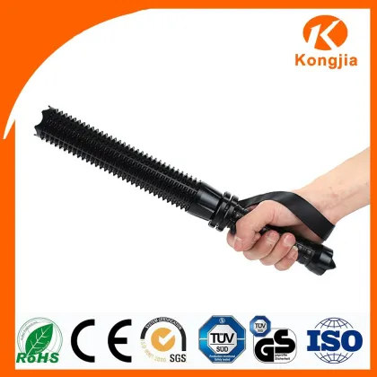 LED Flashlight Tactical Torch Light Baton 200 LM Rechargeable