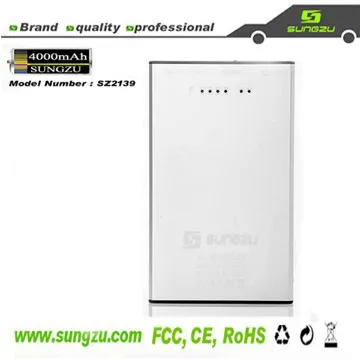 high quality portable solar charger 4000mah for blackberry