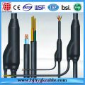 7.2mm Three cores power cable PVC sheathed branch power cable