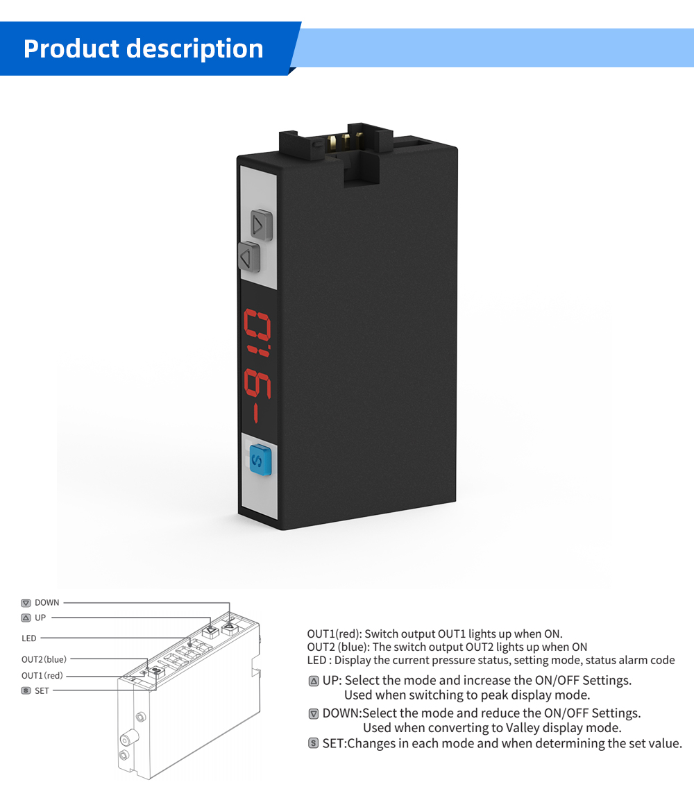 Compact Digital Pressure Switch