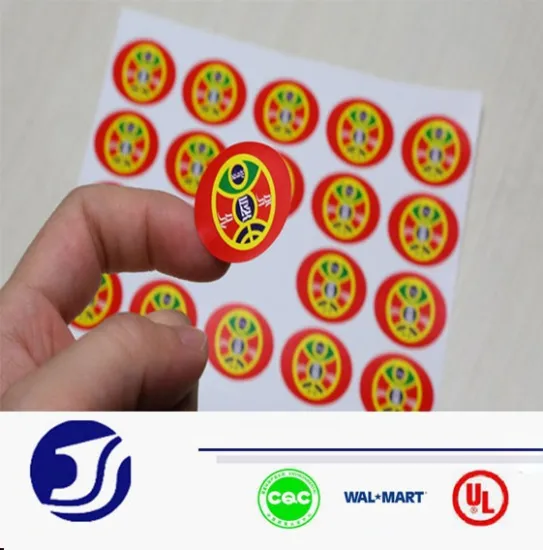Multi color tyvek printing label