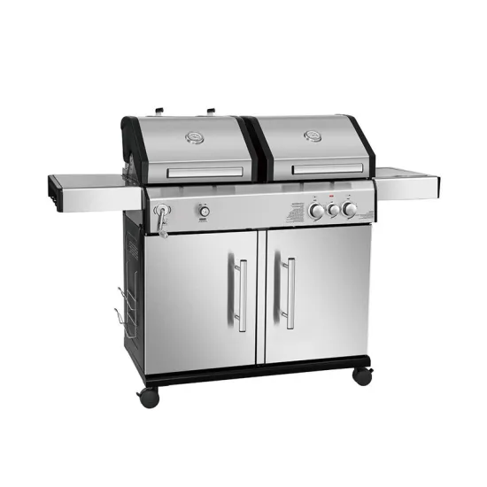 Restaurant Kitchen Equipment Automatic Ignition Grills Stainless Steel Silver Bbq Gas Grills
