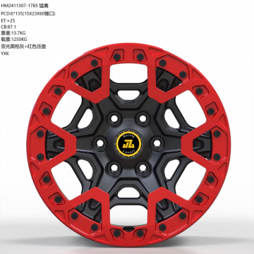 JZ New Custom 17x8.5J 6x135 ET25 CB87.1 ALUMINUM ALLOY OFF ROAD FORGEDホイールF-150 Raptor Ranger Raptor