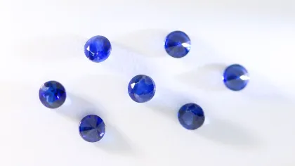 Sapphire Silver Ring Birthstone Ring Jewelry Wholesale