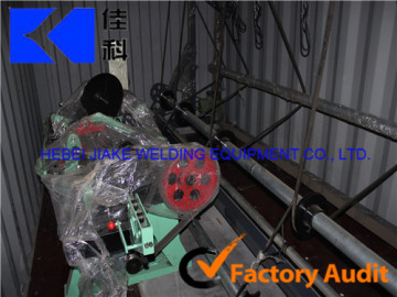 Hot-dipped galvanized steel double wire barbed wire machine/ barbed wire making machine