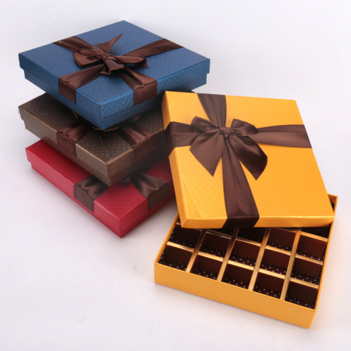 Luxury printed 25 packs chocolate gift box