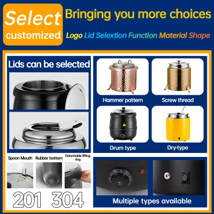 Stainless Steel Insulation Barrel Pot for Food Storage