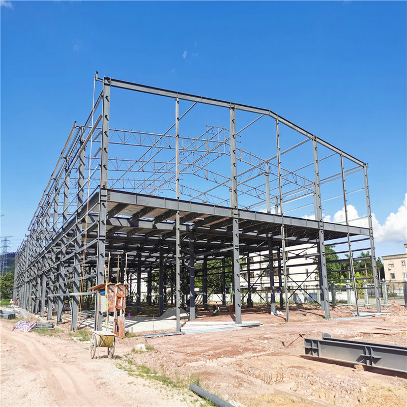 Atelier d'usine de cadre en métal en acier en acier pré-ingéré