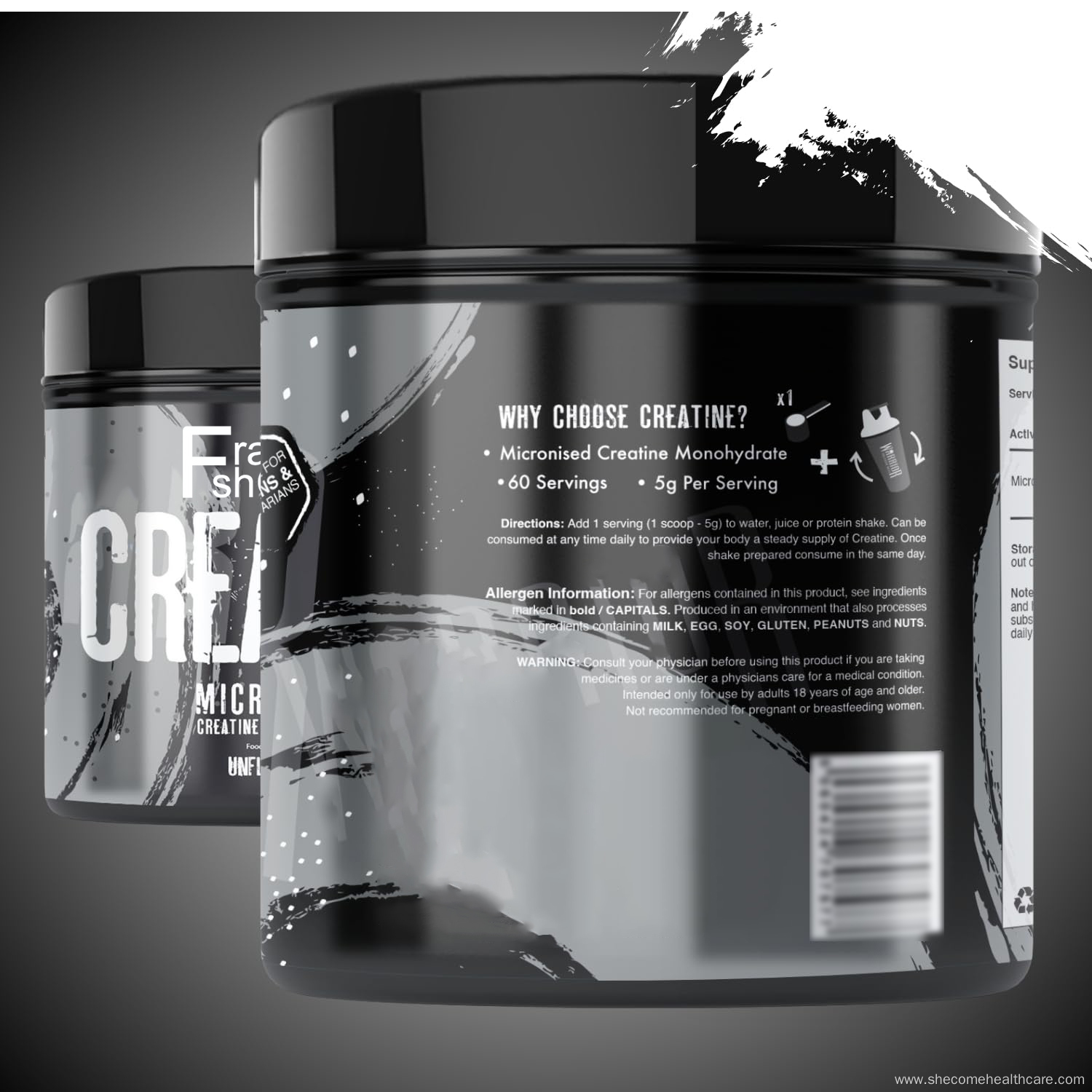 Creatine Improves exercise performance Monohydrate powder