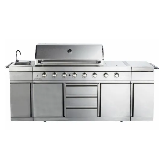 Outdoor Kitchen Barbecue Grill Combo with Sink
