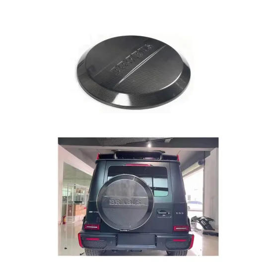 Carbon Fiber Wheel Cover for Mercedes G Class G500 G63 W464 G63 Spare Tire Cover