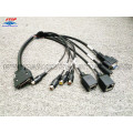 Custom Waterproofing M8 Sensor Cable Splitter Y Type