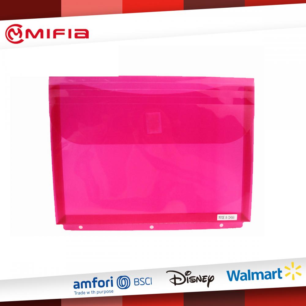 File Envelope Folders With Velcro Lock Closure, High Quality File