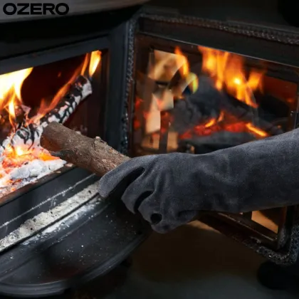 OZERO Flexible Holiday Oven Mitten Gloves