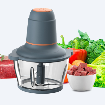 Mincer à viande électrique multifonctionnelle, trancheuse et hélicoptère végétale avec des lames en acier inoxydable