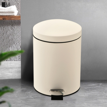 Stainless Steel Pedal Trash Can for Home Kitchen and Bathroom