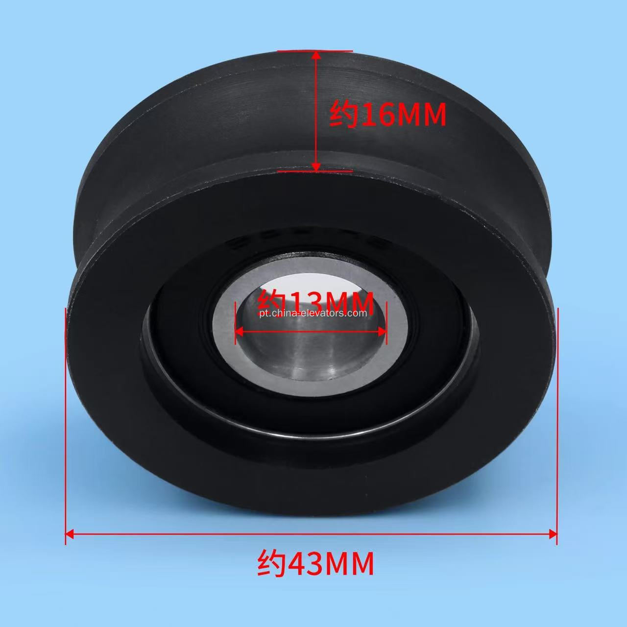 3201.05.0026 Rolo de cabide de 43 mm 43*16*6201 de Wittur Selcom