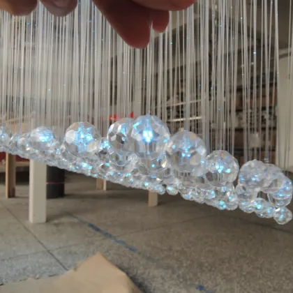 RGBW Professional Lighting Water Curtain LED Fiber Optic Lights