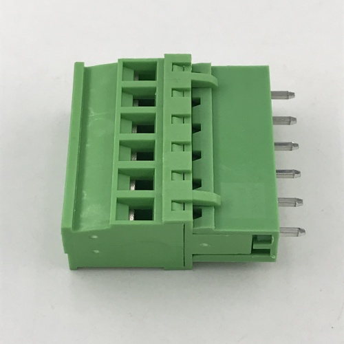 Connecteur de bornier enfichable PCB à 180 degrés
