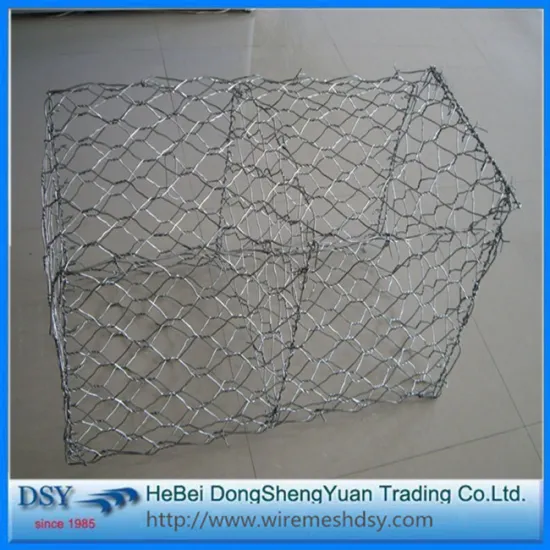 Flood control gabion box / weave Hexagonal gabion