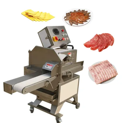 Commercial Meat Slicer Machine for Bacon, Biltong, and Pig Ears