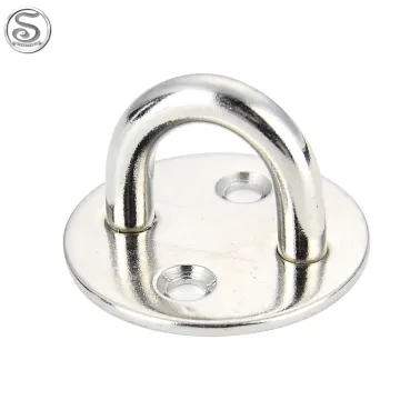 Stainless Steel Clothing Hardware: M5 M6 M8 Round Grid Plate Eye Plate for Shade Sail