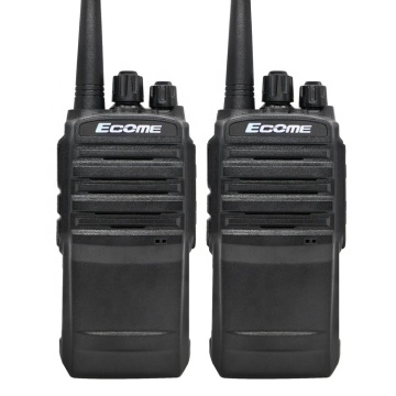 ล่าสุด Ecome et-90 5km UHF Walkie Talkie Long Range 5W สอง WAY RADIO 2PCS