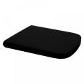 Black Duroplast Toilet Seat,Square Shape