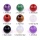 Gemstone 18MM Round Beads Drilled Large Hole 5MM for Making Jewelry