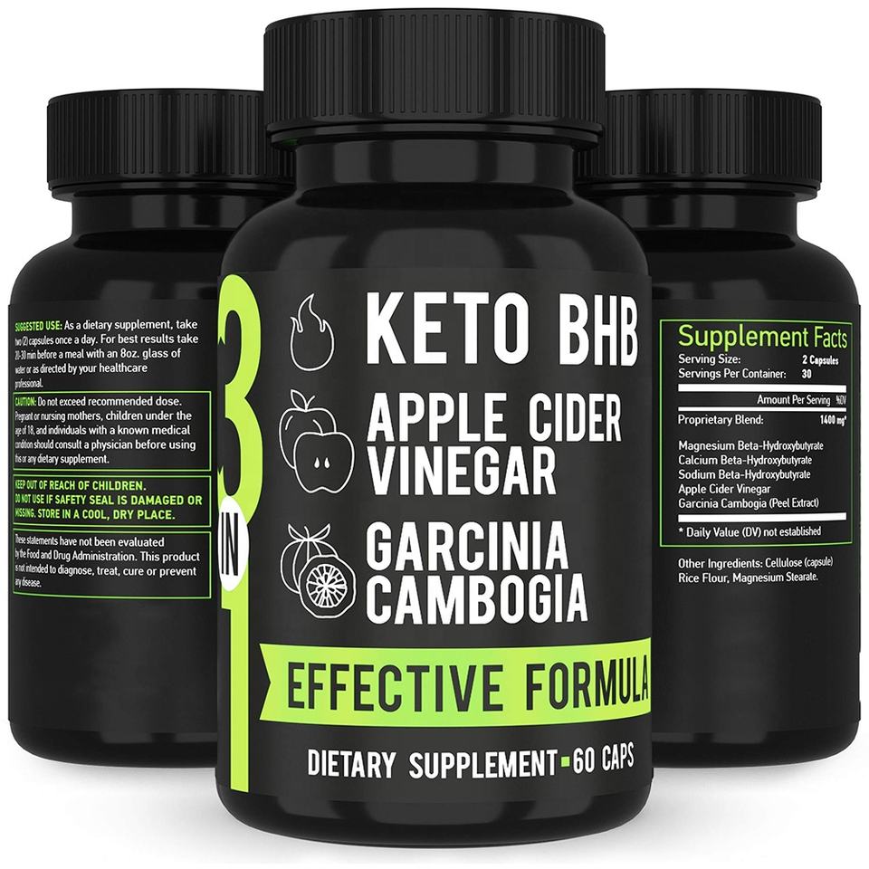 ACV And Garcinia Cambogia Keto BHB Slimming Capsules