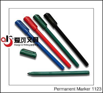 thin permanent  marker with clip