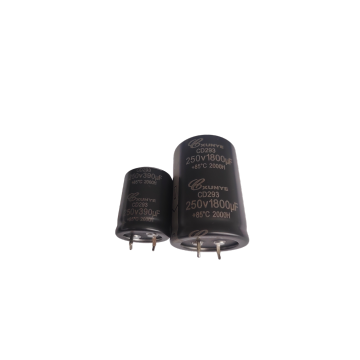 مكثف إلكتروليتي عالي الجهد متوسط ​​الجهد من نوع القرن