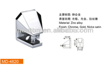 Good quality zinc alloy glass clamp glass clip