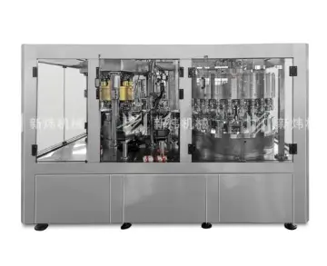 Automatic can fruit juice aseptic beverage filling machines with sealing machine