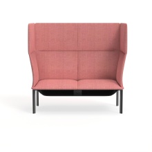 Two Seater High Back Sofa